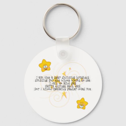 like a star shining brightly keychain