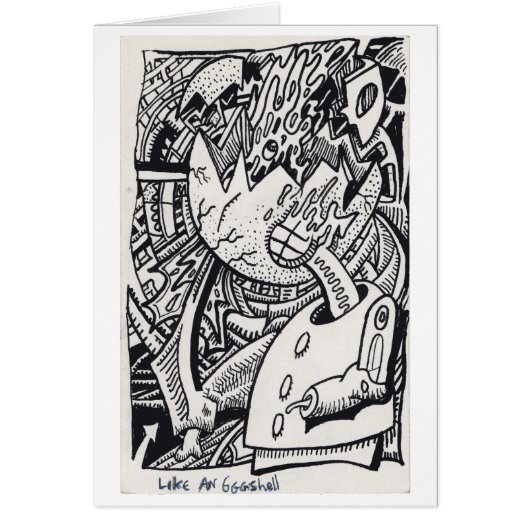 Like an Eggshell, by Brian Benson Cards (Front)