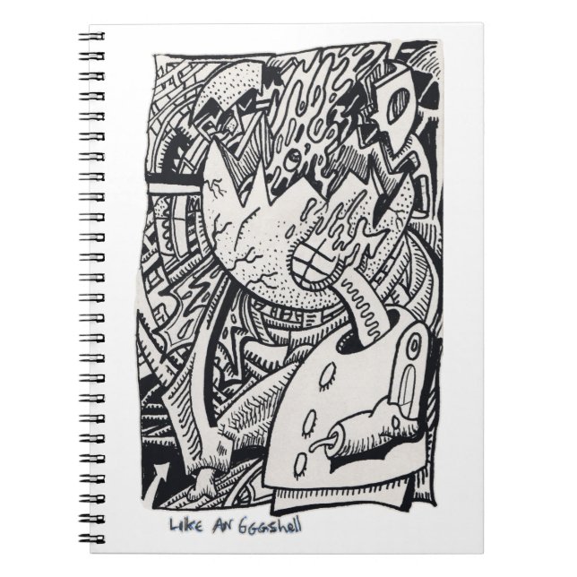 Like an Eggshell Notebook (Front)