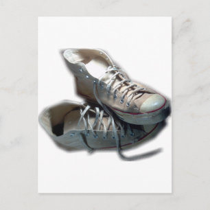 Like an Old Friend Sneakers Postcard