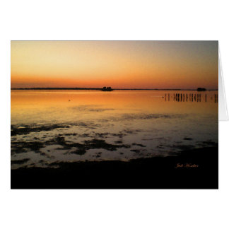"Like An Unlit Candle" Sunset Along Edgewater Cards