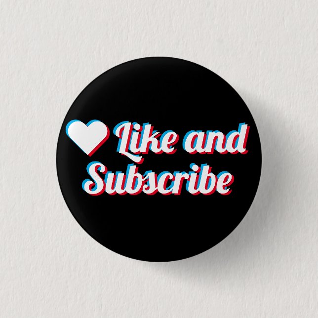 Like And Subscribe Button (Front)