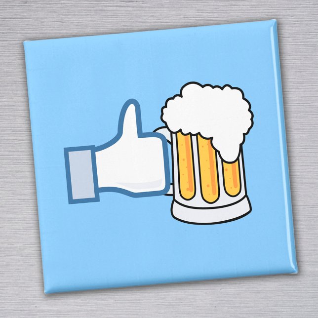 Like Beer (Color) Magnet (Creator Uploaded)