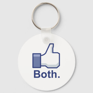 Like Both Keychain