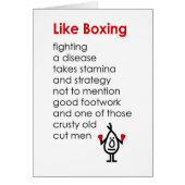 Like Boxing - A Funny "Feel Better Soon" Poem (Front)