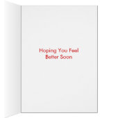 Like Boxing - A Funny "Feel Better Soon" Poem Cards (Inside (Right))