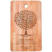 Like Branches on a Tree Bamboo Cutting Board (Front)