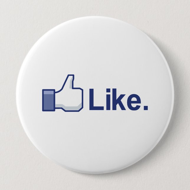 Like Bumpersticker Pinback Button (Front)