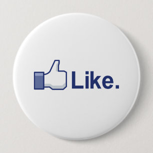 Like Bumpersticker Pinback Button