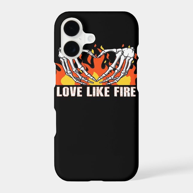 Like Classic - Skeleton Hands Heart  Iphone Case (Back)
