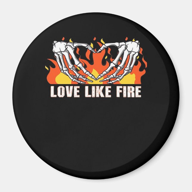 Like Classic - Skeleton Hands Heart  Magnet (Front)