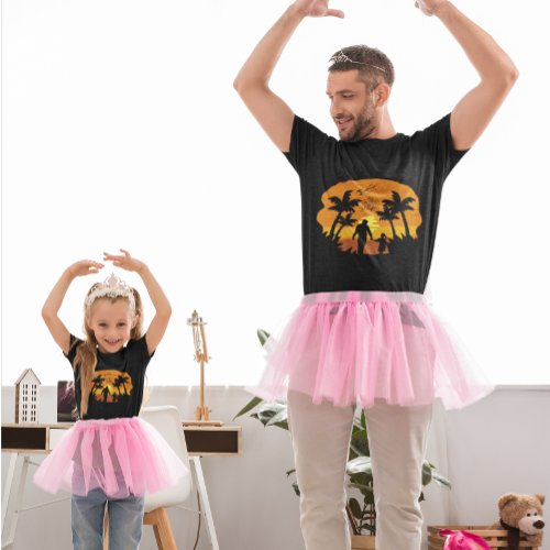 Like father like daughter Fatherhood T_Shirt