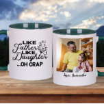 Like Father Like Daughter Oh Crap | Photo Mug<br><div class="desc">Like Father Like Daughter oh Crap with custom photo</div>