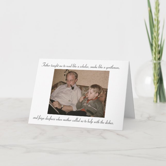 Like Father, Like Son Card (Front)