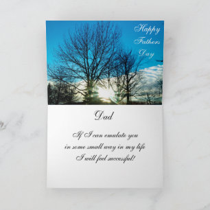 LIKE FATHER, LIKE SON card