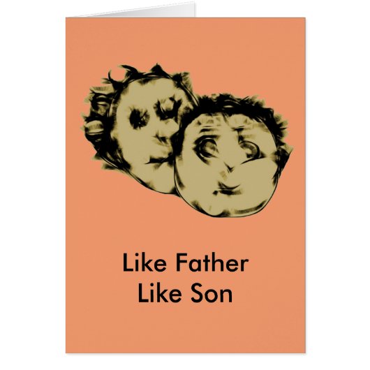Like Father Like Son Cards (Front)