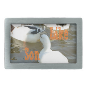 Like Father Like Son. Rectangular Belt Buckle