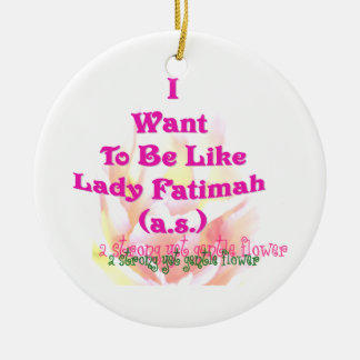 Like Fatimah Ceramic Ornament