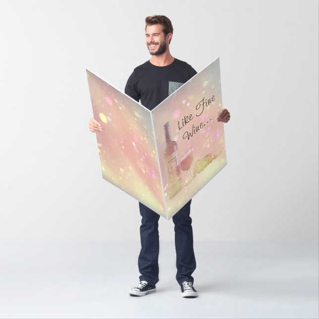 Like Fine Wine Birthday  Card (In Situ)