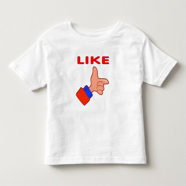 Like Finger Toddler T-shirt (Front)