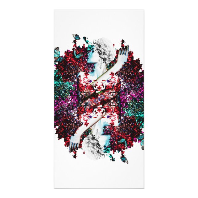 Like Flowering Flowers Card (Front)