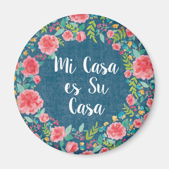 Like Frida VIII | Mi Casa es Su Casa Magnet (Front)