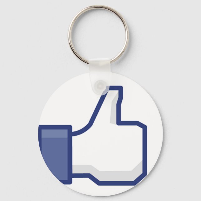 Like Hand - FB Thumbs Up Keychain (Front)