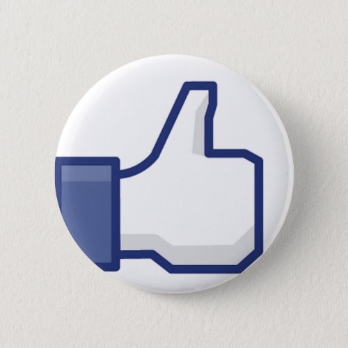 Like Hand _ FB Thumbs Up Pinback Button
