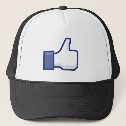 Like Hand _ FB Thumbs Up Trucker Hat