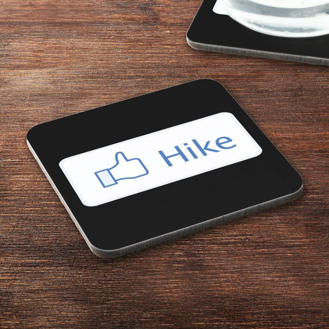 Like Hike - Facebook Parody Beverage Coaster (Creator Uploaded)