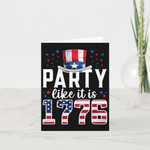 Like It Is 1776 4th Of July America Independence D Card