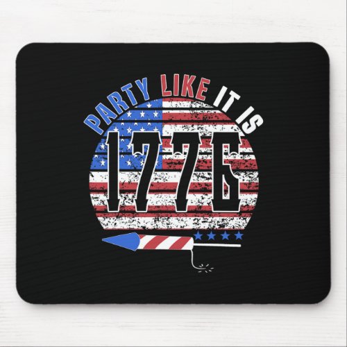 Like It Is 1776 4th Of July Funny Independence Day Mouse Pad
