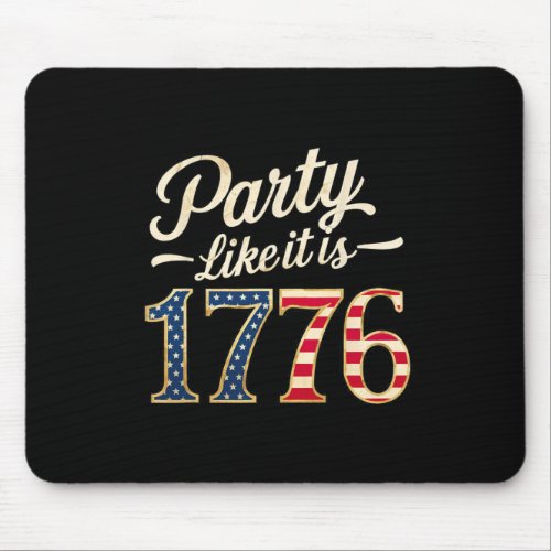 Like It Is 1776 Usa Flag Men Women Kids  Mouse Pad