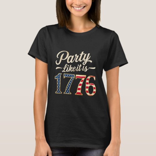 Like It Is 1776 Usa Flag Men Women Kids  T_Shirt