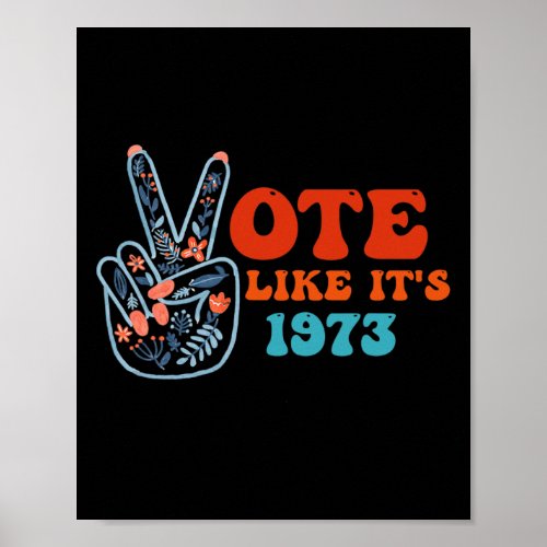 Like Its 1973 Pro Choice Womens Rights Retro Vint Poster