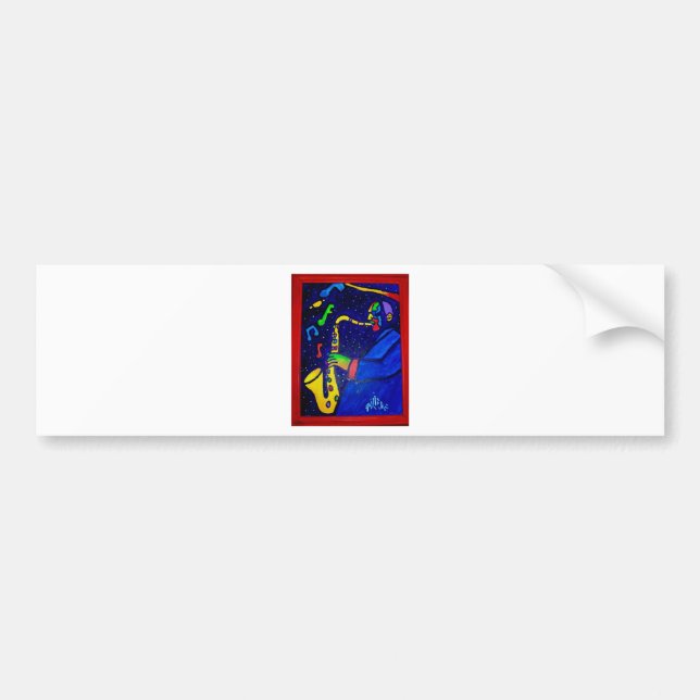 Like Jazz Man by Piliero Bumper Sticker (Front)