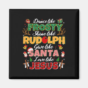 Like Jesus Santa Christmas Christian Religious Xma Magnet