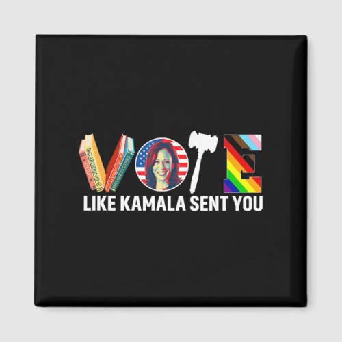 Like Kamala Sent You Shirt Uterus Feminist Lgbt 1  Magnet