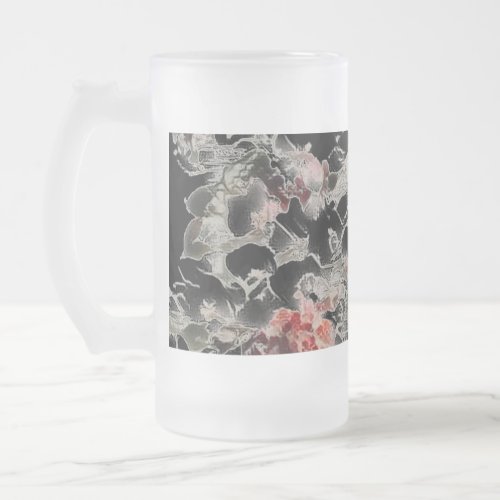 Like Lace Frosted Glass Beer Mug