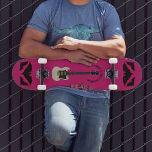 Like Lambs To The Slaughter (Pink Skull Crown) Skateboard