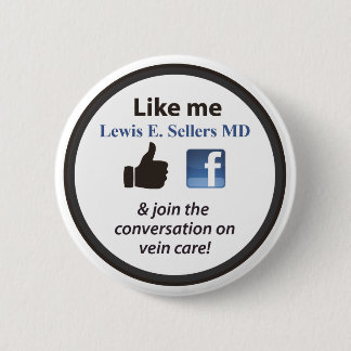 Like LES on facebook Pinback Button