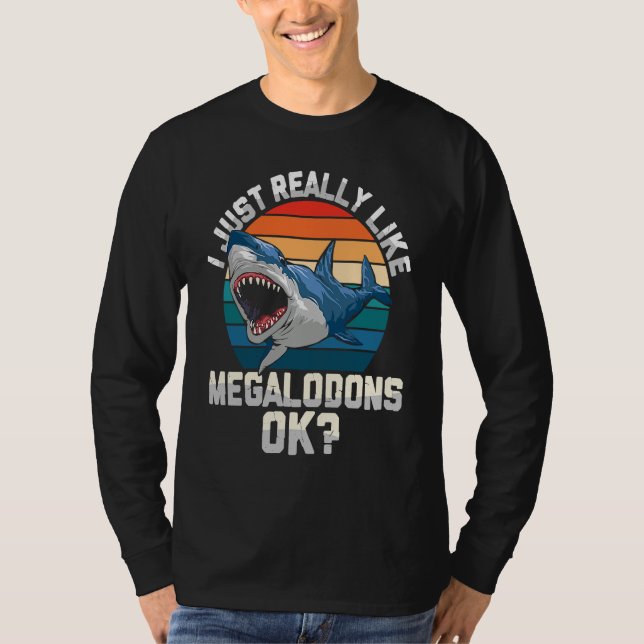 Like megalodons ok open water T-Shirt (Front)