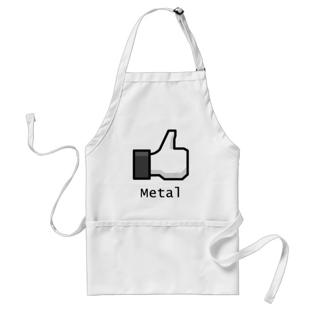 Like Metal Adult Apron (Front)