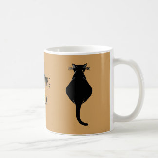 Like Mine Black with Fat Cat Coffee Mug