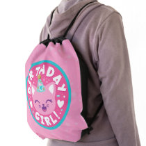Like Nastya | Birthday Girl! Drawstring Bag Like Nastya | Birthday Girl! Drawstring Bag
