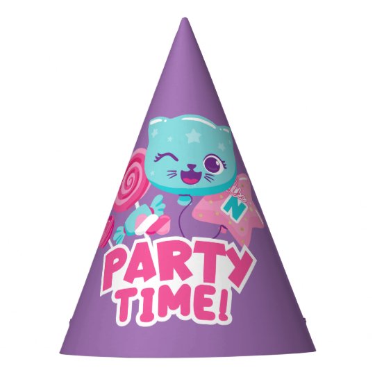 Like Nastya | Party Time! Party Hat | Zazzle.com