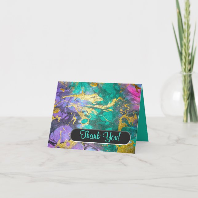 Like Oil and Water Thank You Note (Personalized) (Front)