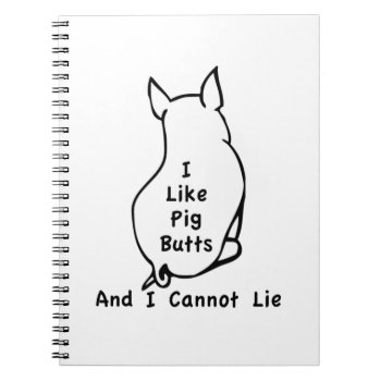 Like Pig Butts Notebook by ThePigPen at Zazzle