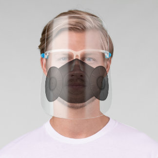 Like real protect gas Mask. Face Shield