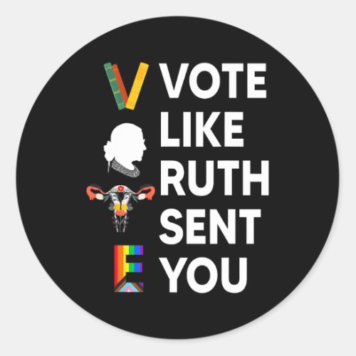 Like Ruth Sent You  Classic Round Sticker